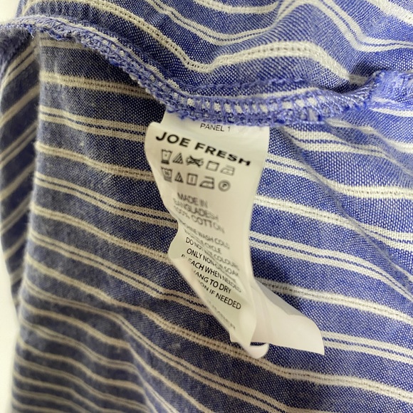 Joe Fresh Striped Boho Peasant Top - Picture 4 of 4
